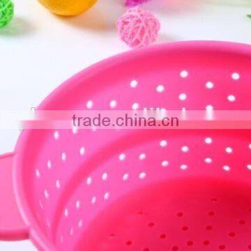 Foldable Pasta Basket,silicone Rubber Basket,silicone Folding Basket photo-4