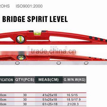 High Quality Cast Promotional Item Aluminium Alloy Bridge Spirit Level photo-2