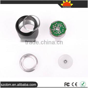 Small Portable Led Purple Light UV LED Flashlight 365-370nm 9 LED Flashlight Torch photo-4