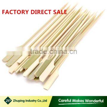 ZHUPING high quality and cheap flat bamboo skewer