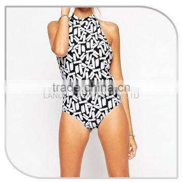 Halter Neck Hot Sexy Grils Photos Swimsuit 2016 photo-2