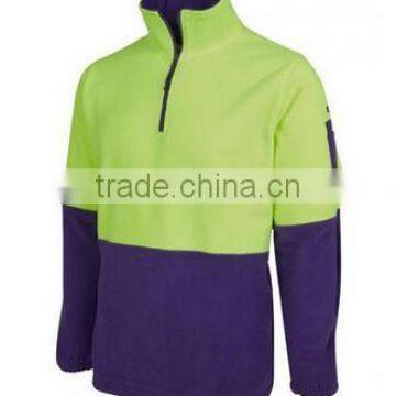 100% POLYESTER 280GSM SAFETY PULLOVER Hi VIS POLAR FLEECE JACKET photo-5