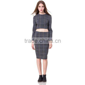 Domin Fashion Guangzhou Factory Ladies Crop Top Sets photo-3