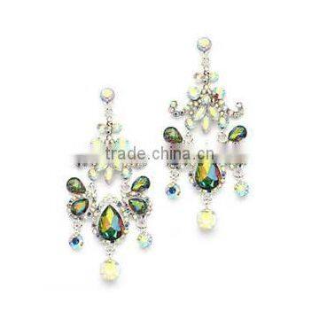 Leaf Shape k5 Crystal Sew on Stones With Silver Plated/foiled Flat Back photo-6