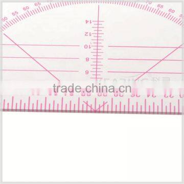 Kearing Luxury Triangular Scale Ruler With Goniometer Plastic Rulers 1/3,1/4,1/5#8345 photo-2