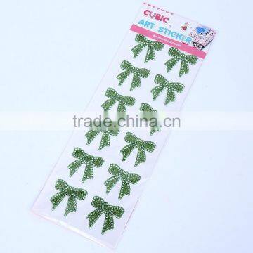 Acrylic Crystal Diamond Rhinestone Stickers Butterfly Glitter Adhesive Sticker photo-3