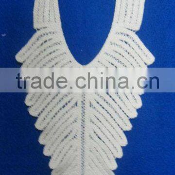 machine crochet collar lace design
