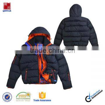 Custom Men Winter Solid Fur Outerwear Waterproof Fleece Jacket Wholesale