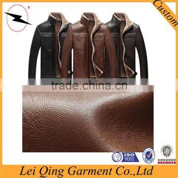 New Model Wholesale Warm Men Jacket Clothing Coat Fashion Leather Man Coat photo-5