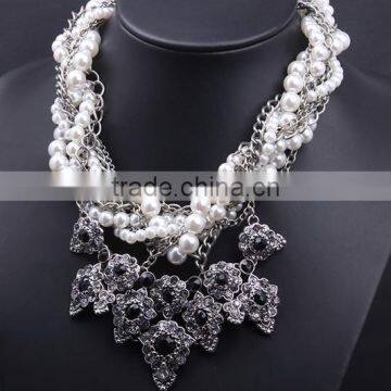 F20014N fashion jewelry pearl necklace european style necklace
