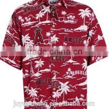 New Style Quick Dry Hawaiian OEM Short Sleeve Men T-Shirts