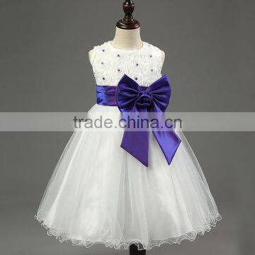 C95#Baby Girl Lace Puffy Wedding Dress Girls Party Dresses photo-5