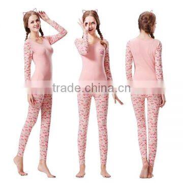 New Arrival Comfortable Young Girls Thick Thermal Underwear photo-4