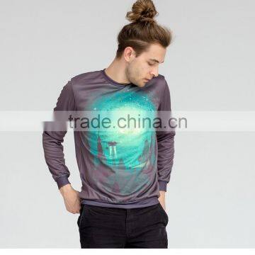 Unisex Fiction Future City Art Digital Printing Pullorver/fitted Hoodie Sweatshirt photo-4