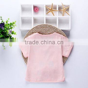 Wholesale Summer Cotton Priting Kids Girl Short Sleeve t Shirts photo-4