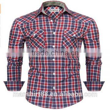 2016 New Wholesale 2ply 100% Cotton Custom Mens Casual Dress Shirts photo-6