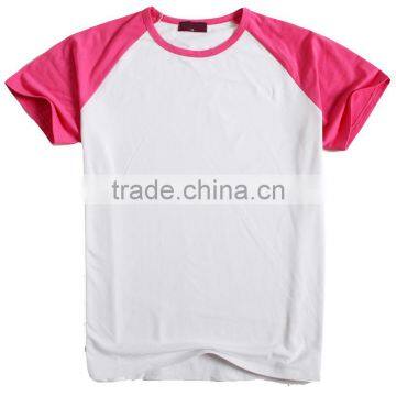 Round Neck Short Raglan Sleeves T-shirt for Promotion photo-4