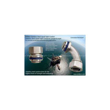 Stainless Steel Liquid tight fittings for liquidtight flexible conduit,stainless steel liquid tight conduit