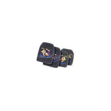 Black Cartoon Custom Rubber Car Mats Tailored Car Carpets