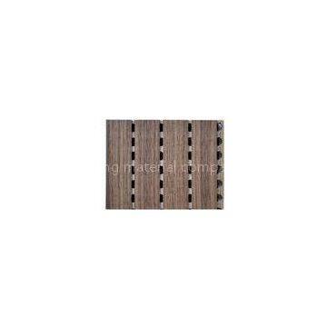 12mm Acoustical Contemporary Wooden Wall Panels , Light Weight