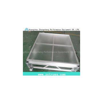 LED table stage aluminum lighting plexglass party stage