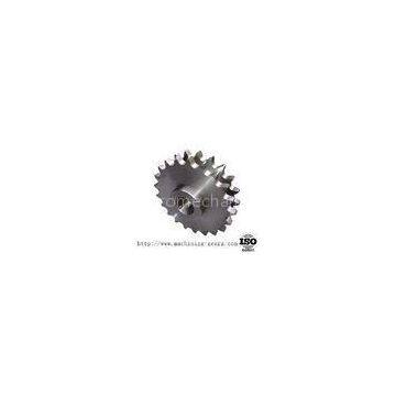 Machining Carbon Steel Double Sprocket Chain Wheel For Transmission