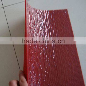 100%polyester ribbed carpet with protective film,stripe carpet with plastic film