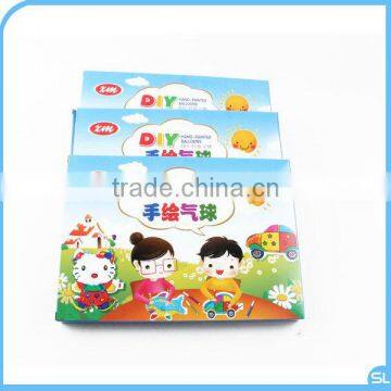 DIY Hand-printed Balloon Kid Toy Party Cartoon Balloon