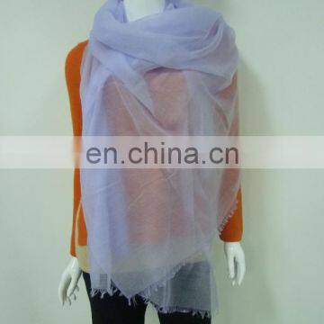 Manufacturer Many Colors Woven Pattern Light Weight Pure 100%cashmere Stoles photo-5