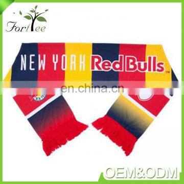 Wholesale 2017 popular custom red acrylic new fashion fan football scarf