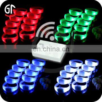 Most Popular Products Remote Control Different Groups/Zones RGB Flashing LED Wristbands photo-4