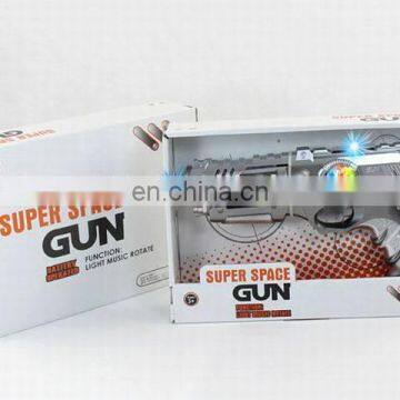 Boy Gun Toys , Plastic Electric Space Toy Gun With Flashing Light and Music