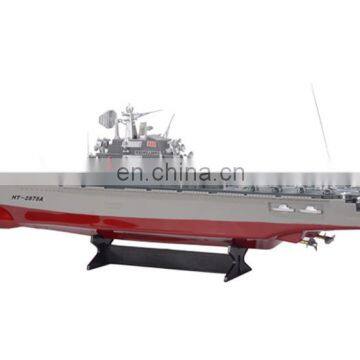 Remote Control Boats Hengtai Upgraded 1:275 Remote Control Model Aircraft Carrier High Speed RC Boat