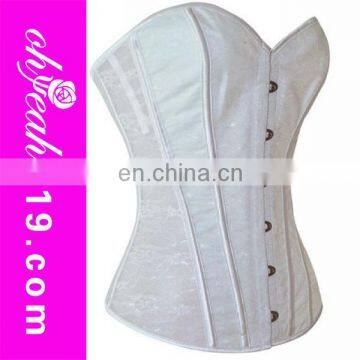 White elegant body shaping corset lingerie