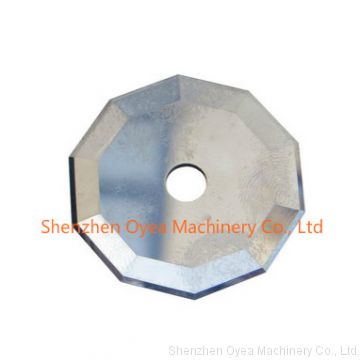 Decagon rotary knife blades