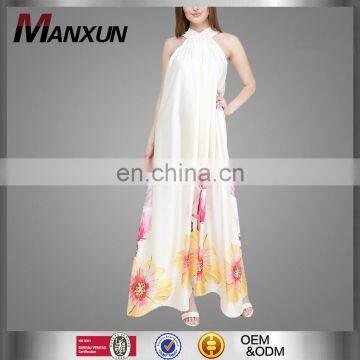 2016 China manufactory wholesale simple long printed dress new sexy fashion maxi dress