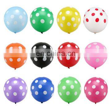 Christmas & new Year decoration balloon latex cheap polka dot balloon