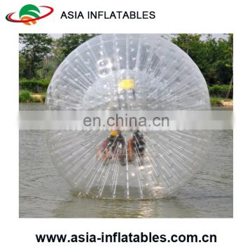 TPU Transparent Aqua Zorbing Human Hamster Ball for water park For Sale