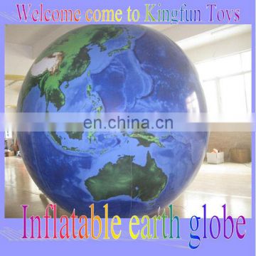 Education inflatable helium earth ball