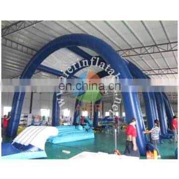 Blue open inflatable tent shed cheap hot sale guangzhou 2016