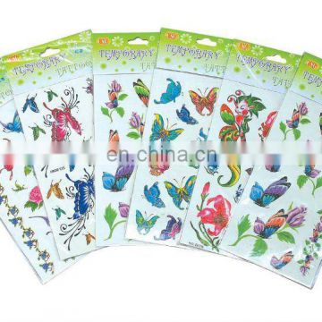 flower Design Tattoo body sticker