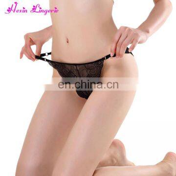 New Design Ice Silk Without Trace Sexy Push Up Lace Transgender Panties