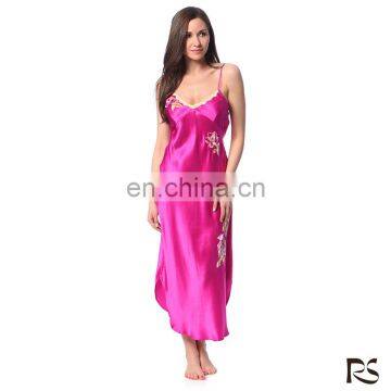 Sexy Ice Silk Women Sleeping Dress Hot Ladies Night Wear