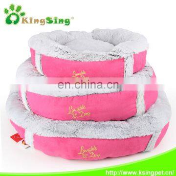 fur round pet winter bed/ped bed