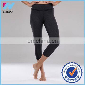 2015 Yihao Hot selling women Yoga Capris pants top quality nylon and spandex women fitness yoga gym wear women yoga pants