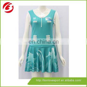 Light weight mesh custom netball jersey