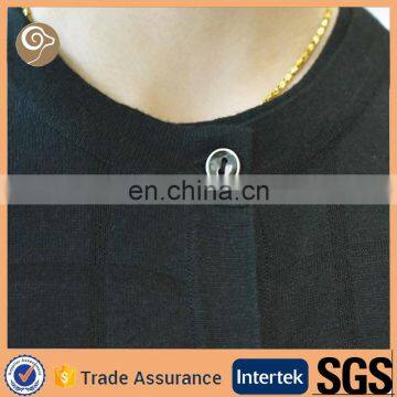 16gg Women Fashion Black Knitted 100% Cashmere Sweater photo-4