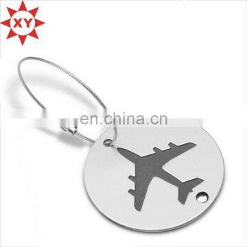 Hot sale aluminum luggage tag with laser engraved logo