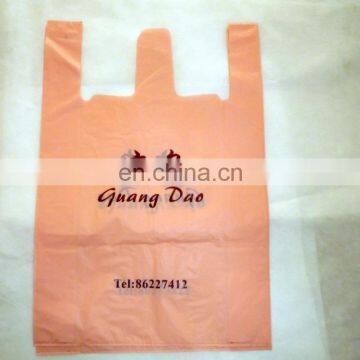 Custom Cheap Transparent Wholesale Pink Plastic Bag photo-3