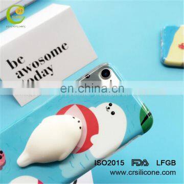 Squishy Seal Custom Design Fashion Wholesale Price High Quality Silicone Squishy Phone Case